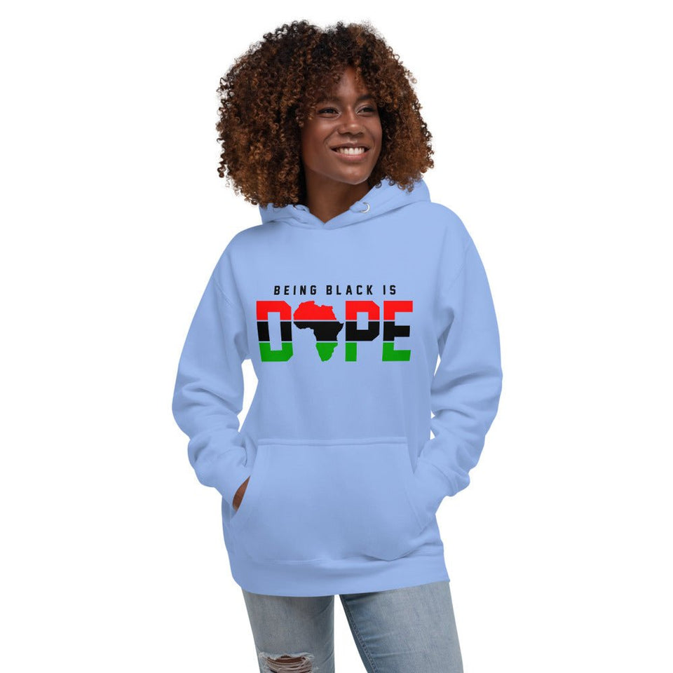 Being Black Is Dope Unisex Hoodie - B&R African Styles