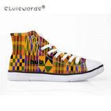 Cool Dashiki  Kente African Style  Men's High Top Canvas Shoes Lace-up - B&R African Styles