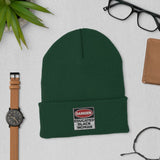 Cuffed Beanie: Danger Black and Educated