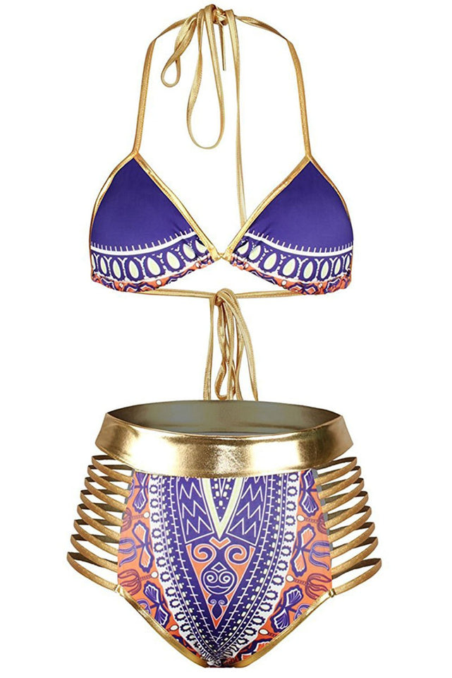 Exotic Purple Bikini Swimsuit - B&R African Styles