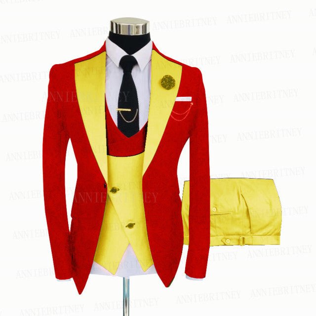 Elegant Mustard Yellow Three-piece Suit for Men Tailored Fit, the Rising  Sun Store, Vardo - Etsy