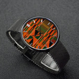 Kente - 30 Meters Waterproof Quartz Fashion Watch With Casual Stainless Steel Band - B&R African Styles