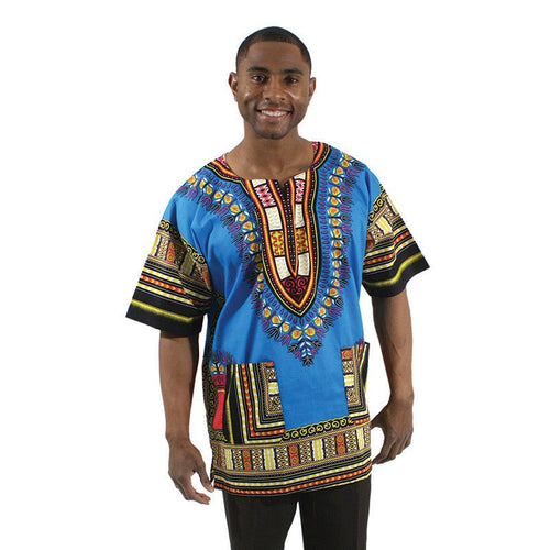 Light Blue Dashiki - B&R African Styles