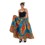 Light Blue Maxi Skirt - B&R African Styles