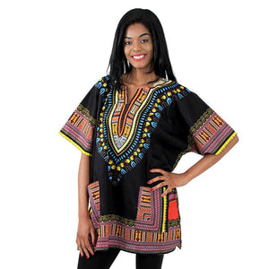 Medium Black Dashiki - B&R African Styles