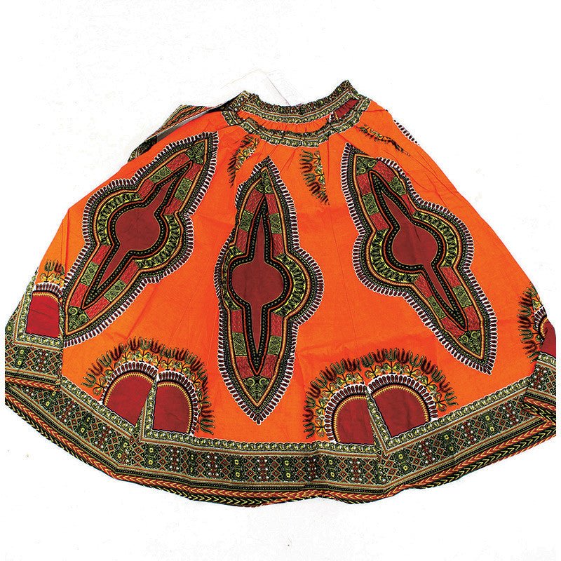 Orange Maxi Skirt - B&R African Styles