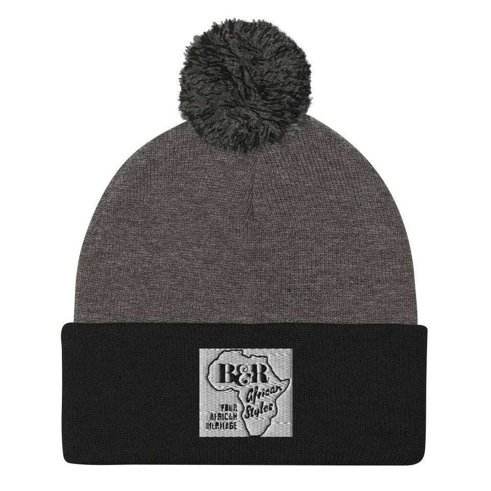 Pom-Pom Beanie - B&R African Styles