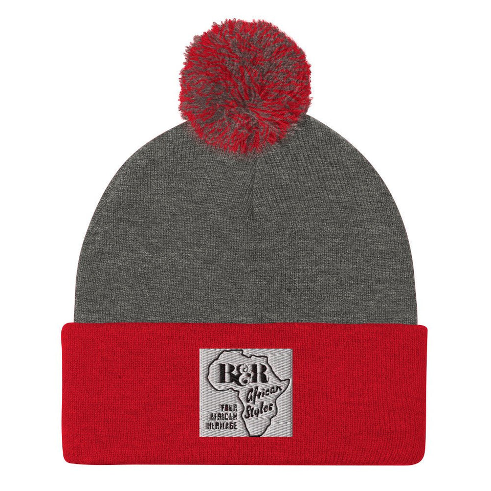 Pom-Pom Beanie - B&R African Styles