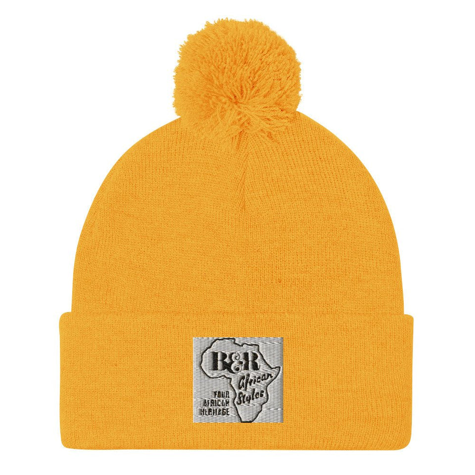 Pom-Pom Beanie - B&R African Styles