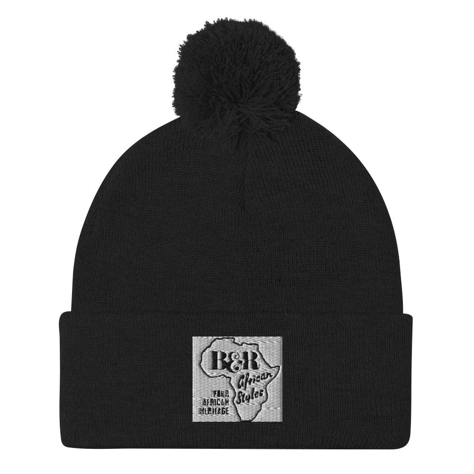 Pom-Pom Beanie - B&R African Styles