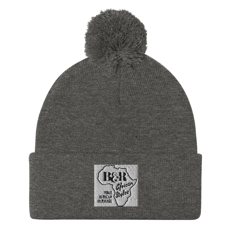 Pom-Pom Beanie - B&R African Styles