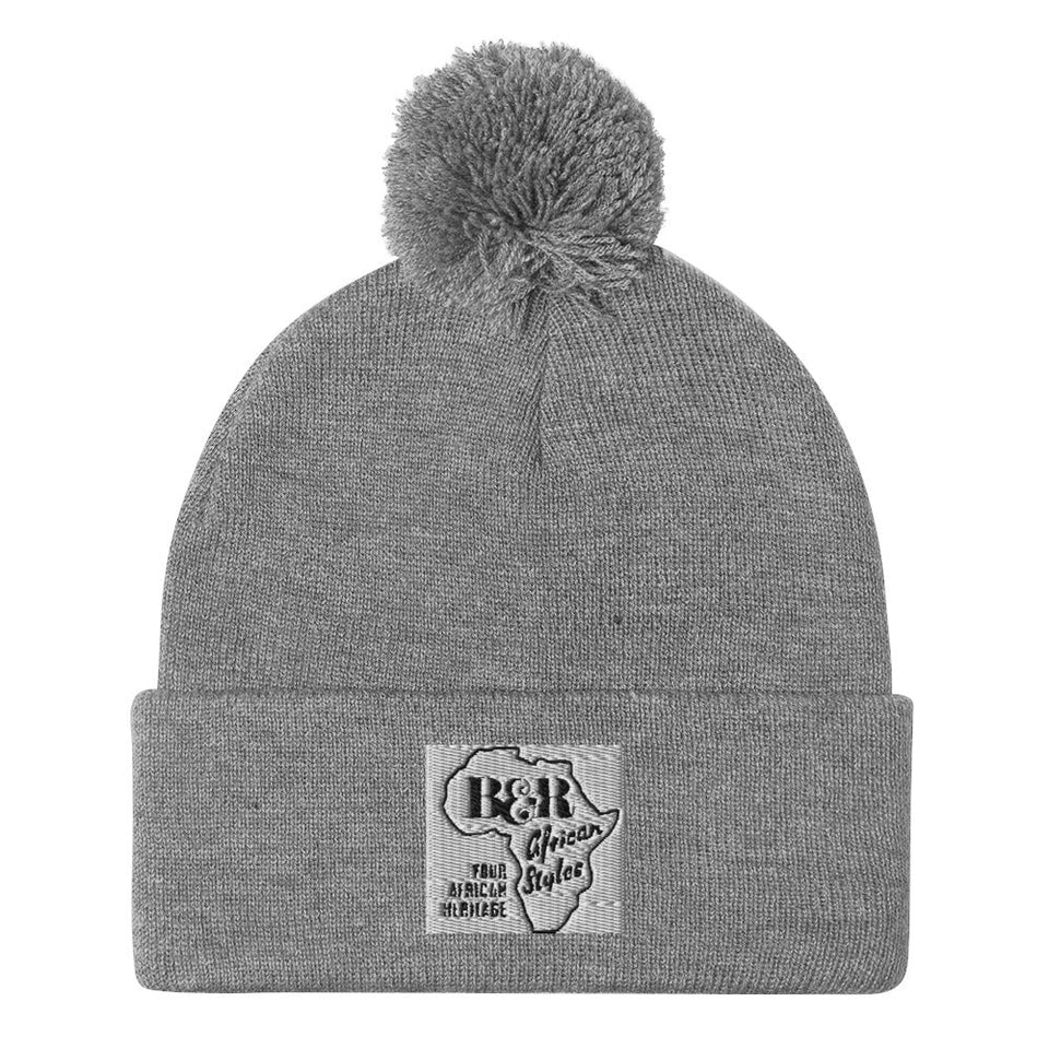 Pom-Pom Beanie - B&R African Styles