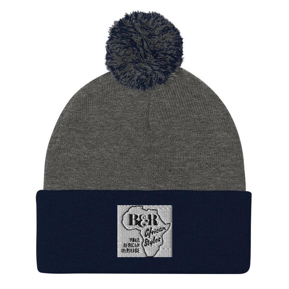 Pom-Pom Beanie - B&R African Styles