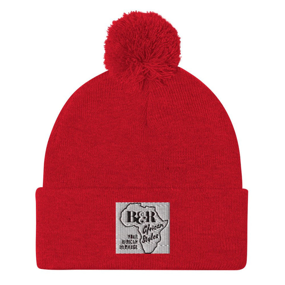 Pom-Pom Beanie - B&R African Styles