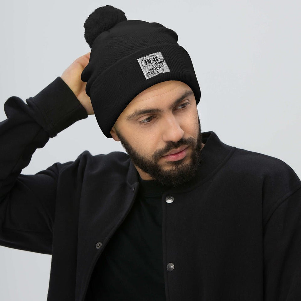 Pom-Pom Beanie: B&R African Styles - B&R African Styles