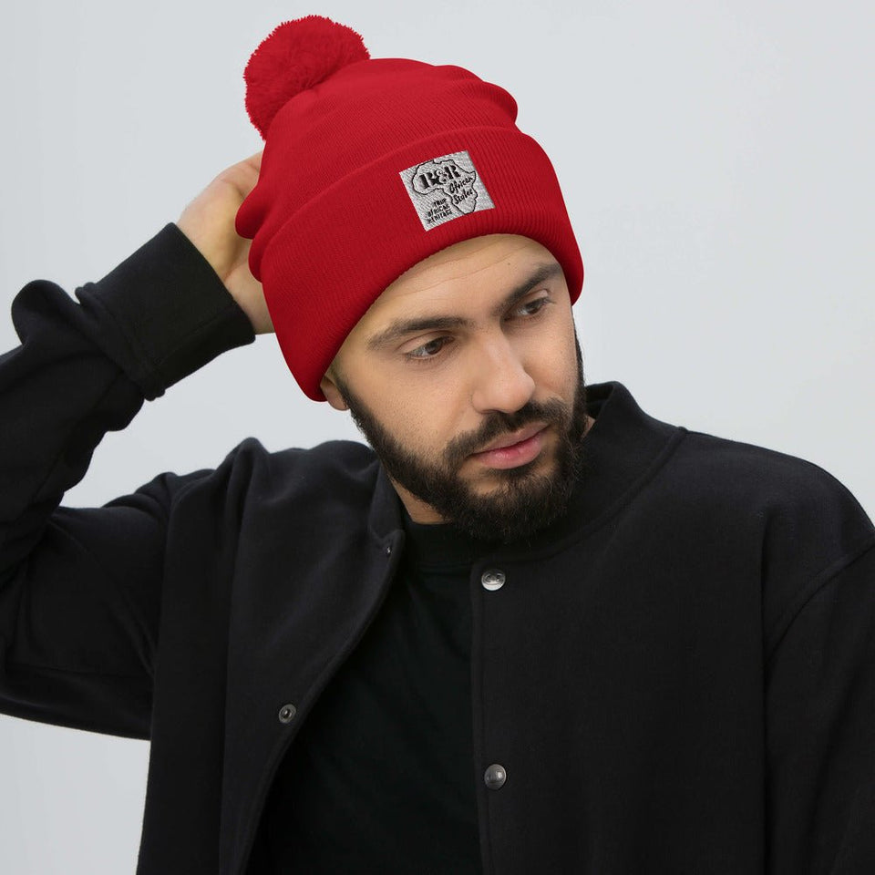 Pom-Pom Beanie: B&R African Styles - B&R African Styles