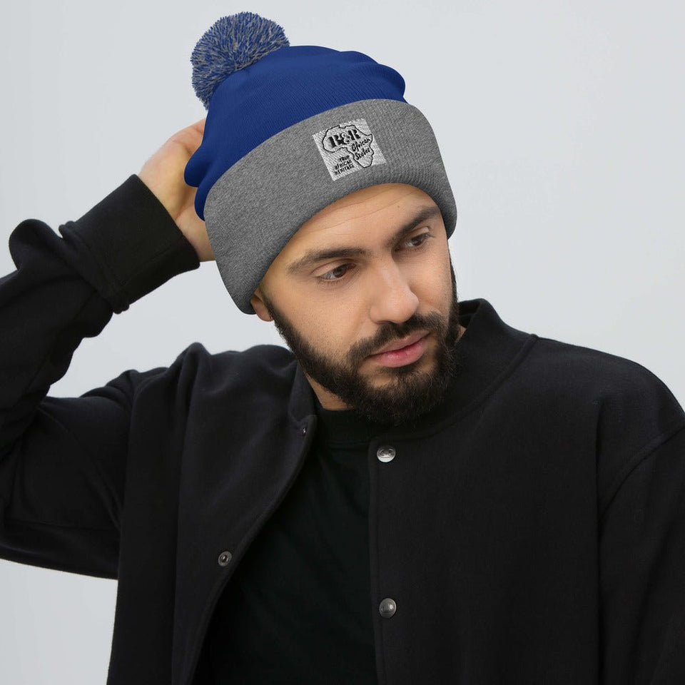 Pom-Pom Beanie: B&R African Styles - B&R African Styles