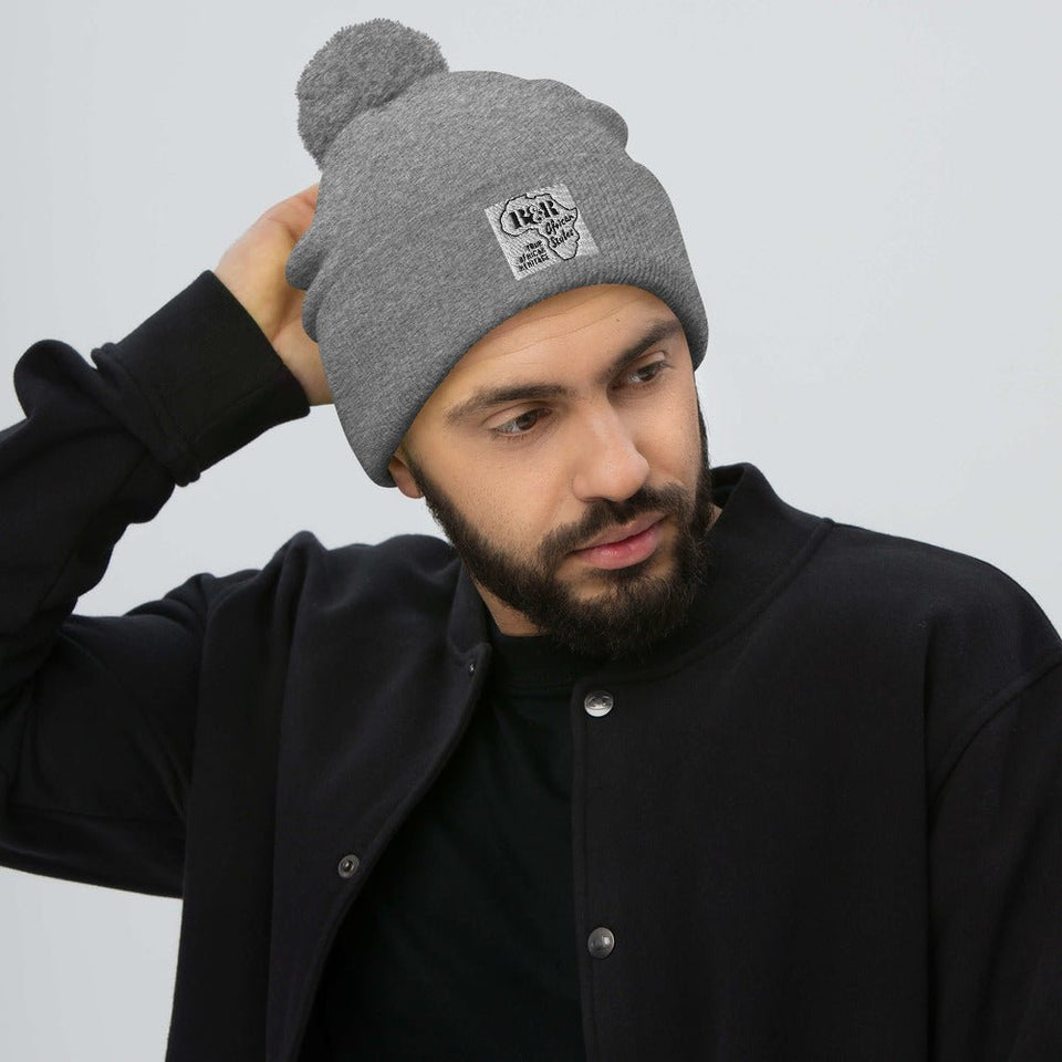 Pom-Pom Beanie: B&R African Styles - B&R African Styles