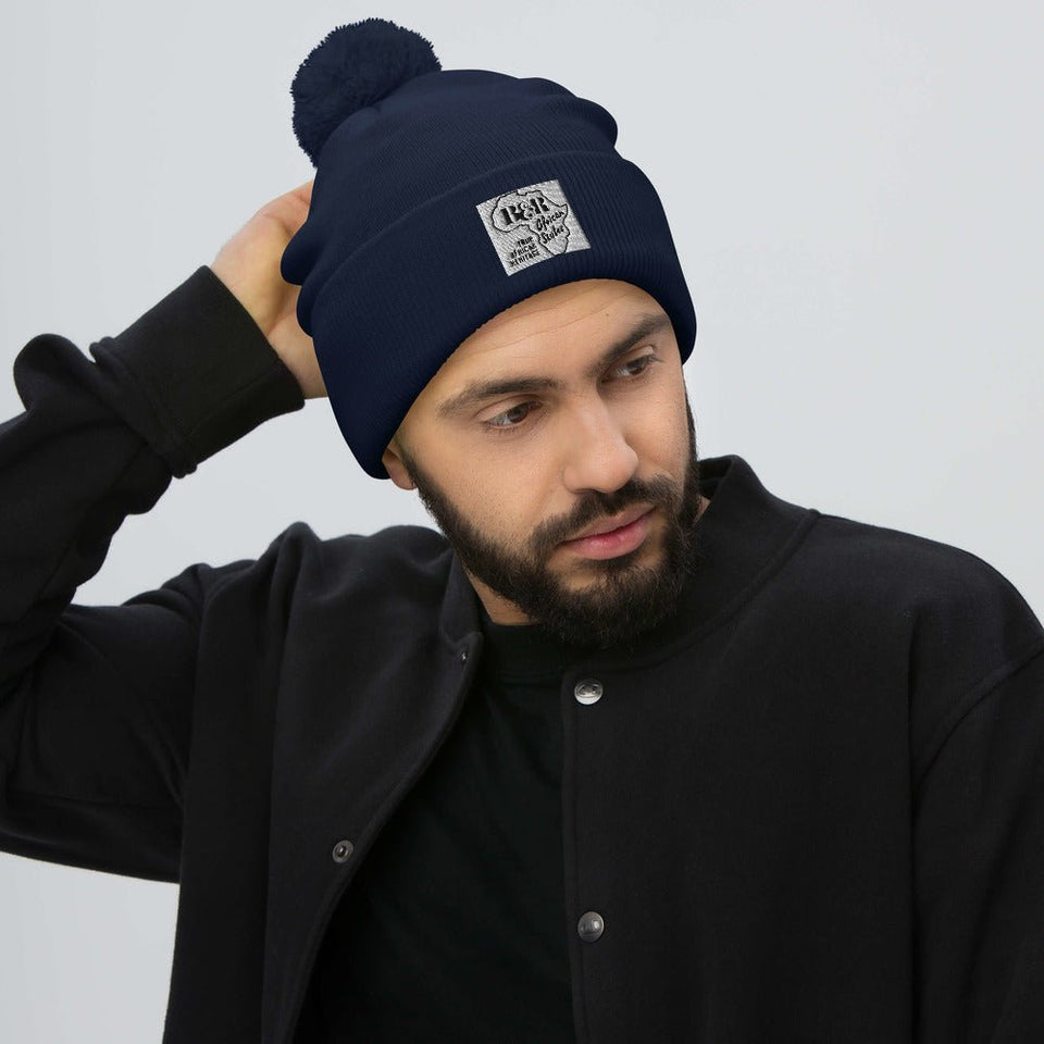 Pom-Pom Beanie: B&R African Styles - B&R African Styles