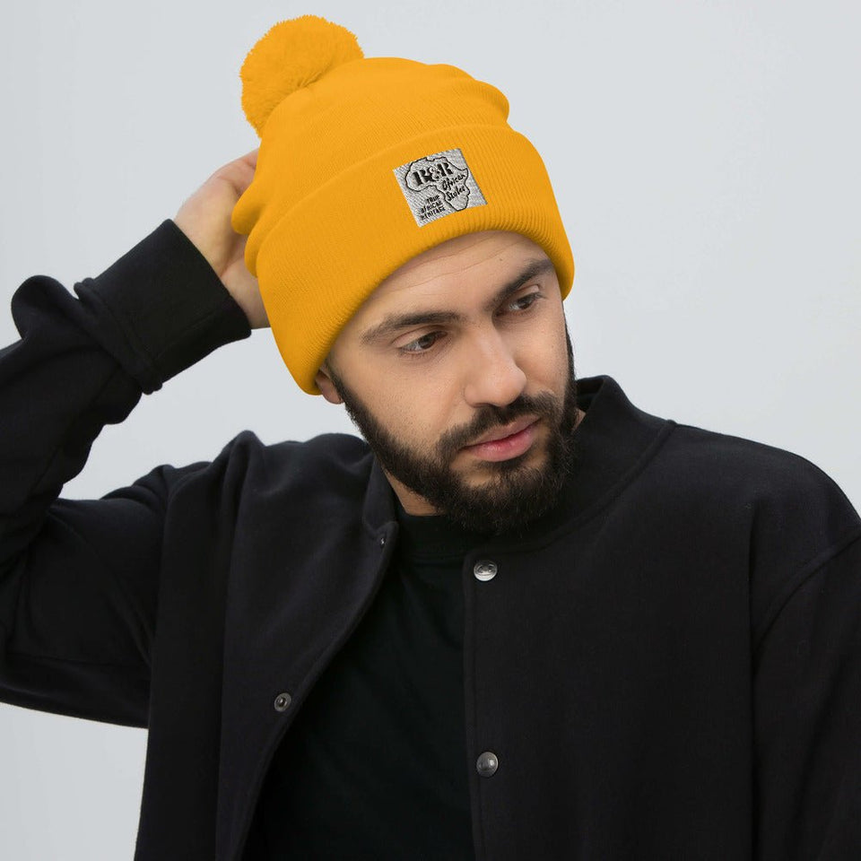 Pom-Pom Beanie: B&R African Styles - B&R African Styles