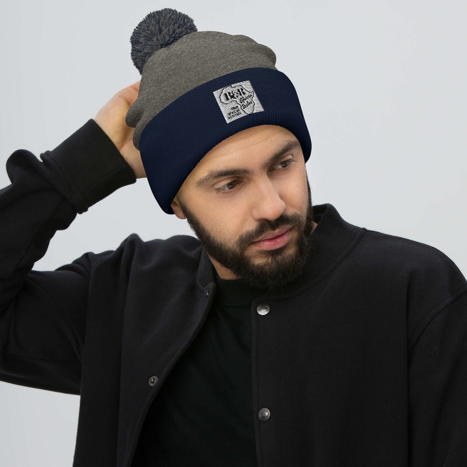 Pom-Pom Beanie: B&R African Styles - B&R African Styles