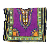 Purple Elastic Dashiki - B&R African Styles