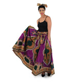 Purple Maxi Skirt - B&R African Styles