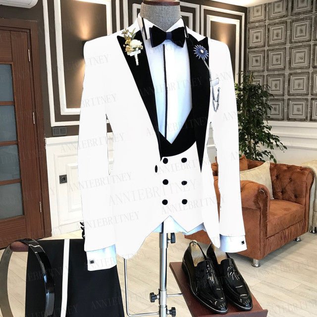 Slim Fit Tux Tailored Blazers 3Pcs - B&R African Styles