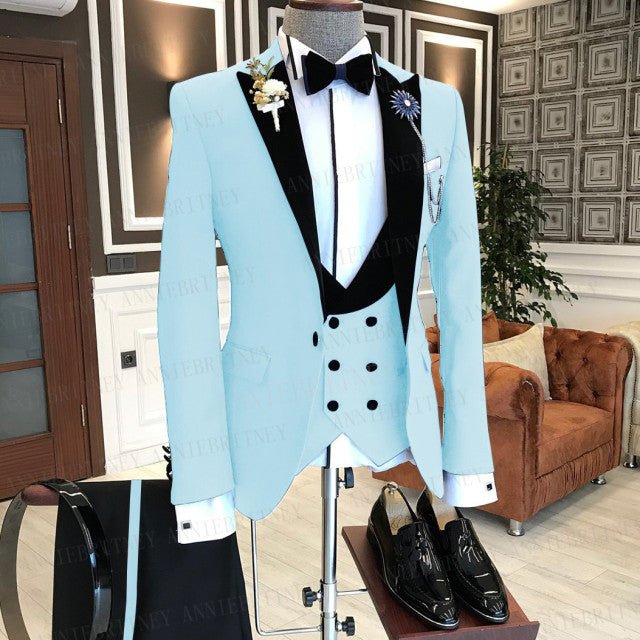 Slim Fit Tux Tailored Blazers 3Pcs - B&R African Styles