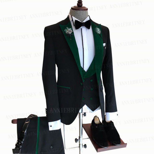 Slim Fit Tux Tailored Blazers 3Pcs - B&R African Styles