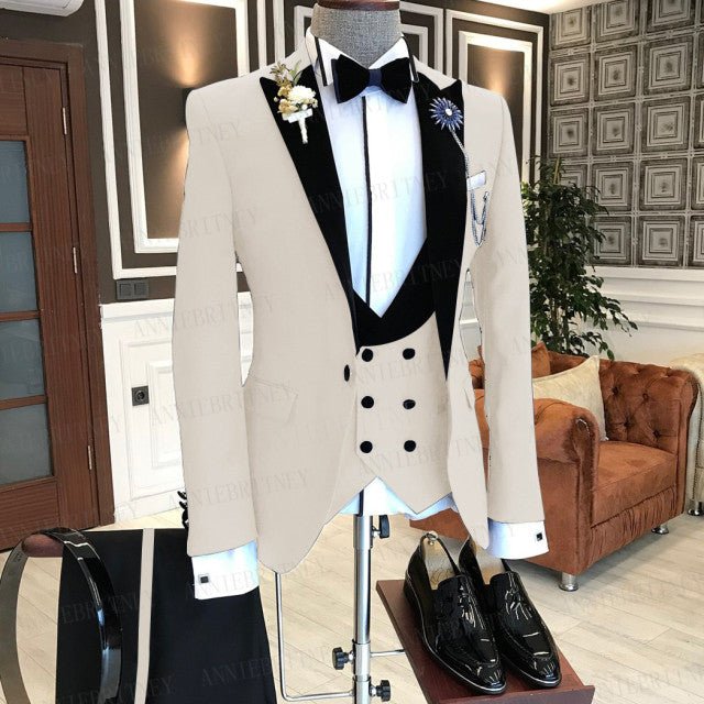 Slim Fit Tux Tailored Blazers 3Pcs - B&R African Styles