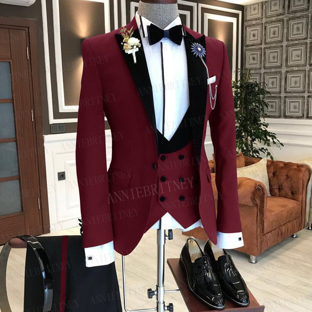 Slim Fit Tux Tailored Blazers 3Pcs - B&R African Styles