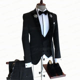 Slim Fit Tux Tailored Blazers 3Pcs - B&R African Styles