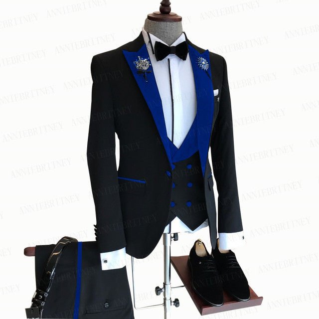 Slim Fit Tux Tailored Blazers 3Pcs - B&R African Styles