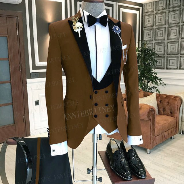 Slim Fit Tux Tailored Blazers 3Pcs - B&R African Styles