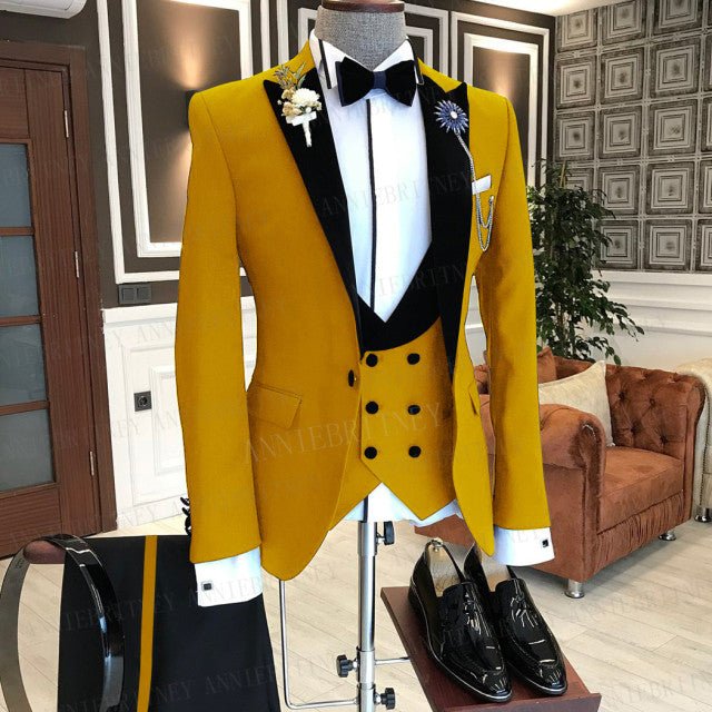 Slim Fit Tux Tailored Blazers 3Pcs - B&R African Styles