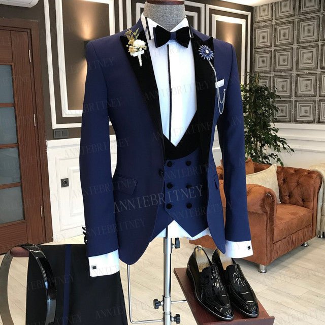 Slim Fit Tux Tailored Blazers 3Pcs - B&R African Styles