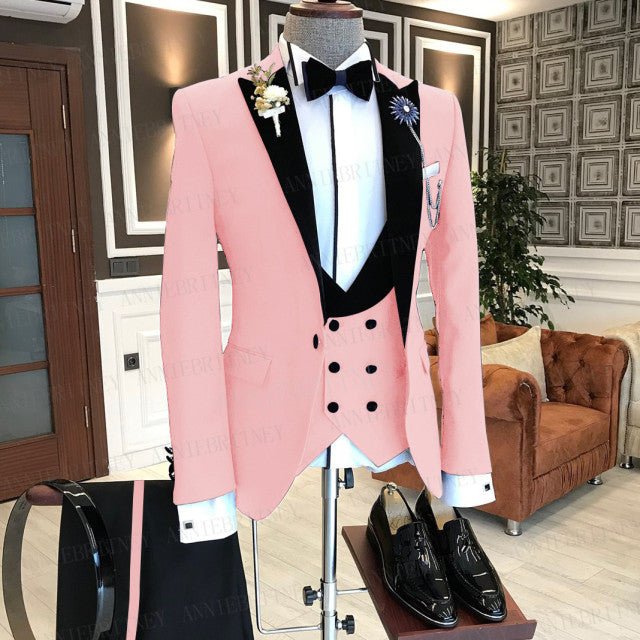 Slim Fit Tux Tailored Blazers 3Pcs - B&R African Styles