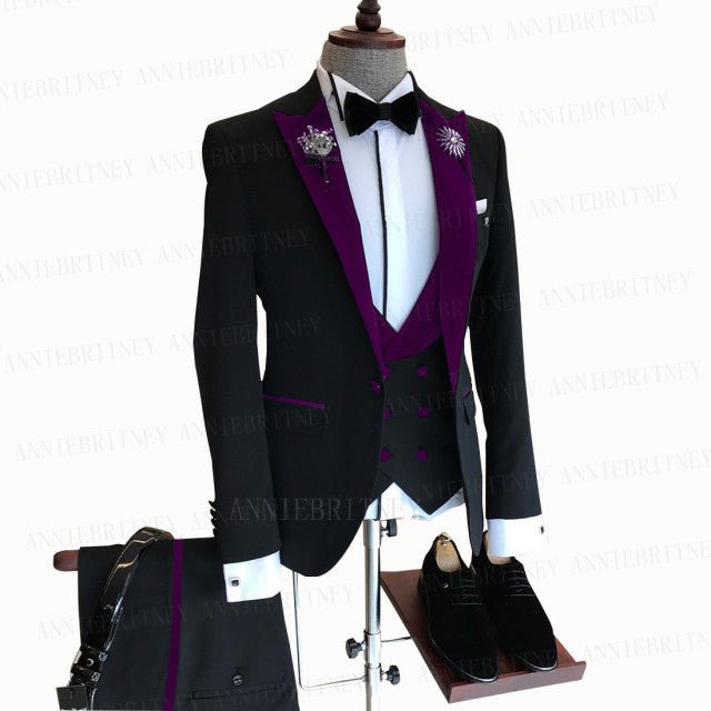 Slim Fit Tux Tailored Blazers 3Pcs - B&R African Styles