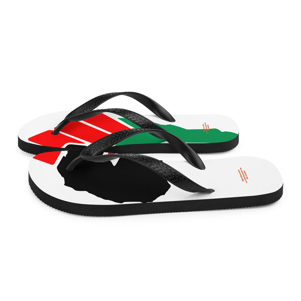 African Power Fist Flip-Flops