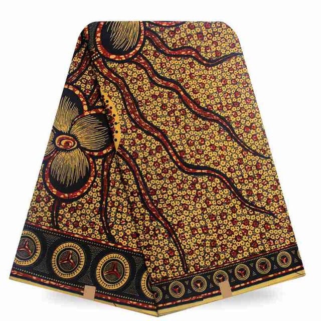 Super Hot Sale African Wax Fabric Super Wax Hollandais Prints Fabric 6 Yards - B&R African Styles