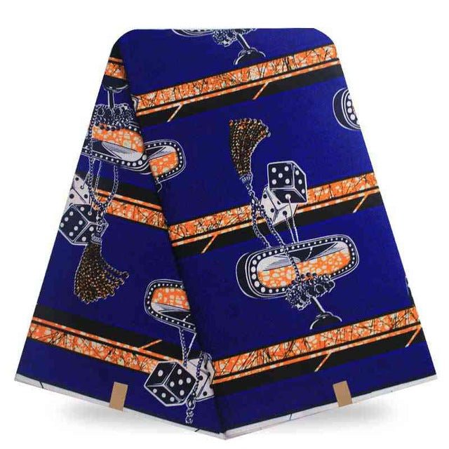 Super Hot Sale African Wax Fabric Super Wax Hollandais Prints Fabric 6 Yards - B&R African Styles