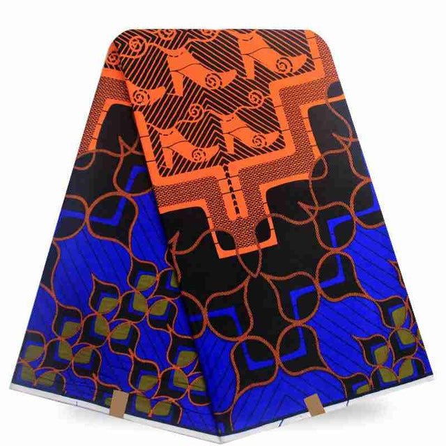 Super Hot Sale African Wax Fabric Super Wax Hollandais Prints Fabric 6 Yards - B&R African Styles