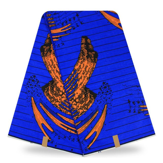 Super Wax Hollandais Ankara Fabric Print 6 Yards - B&R African Styles