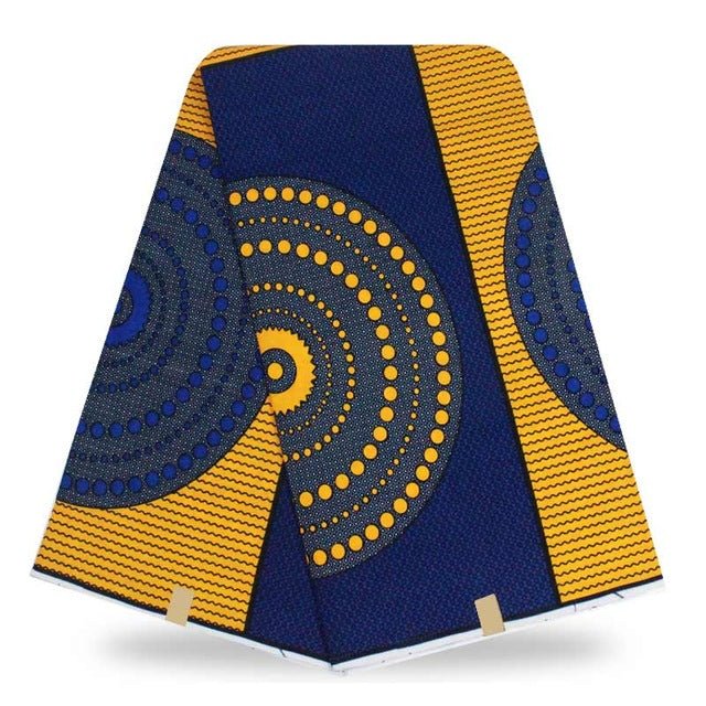 Super Wax Hollandais Ankara Fabric Print 6 Yards - B&R African Styles