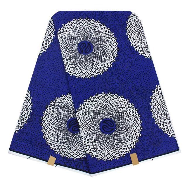 Super Wax Hollandais Ankara Fabric Print 6 Yards - B&R African Styles