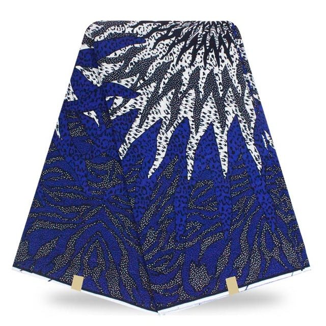 Super Wax Hollandais Ankara Fabric Print 6 Yards - B&R African Styles