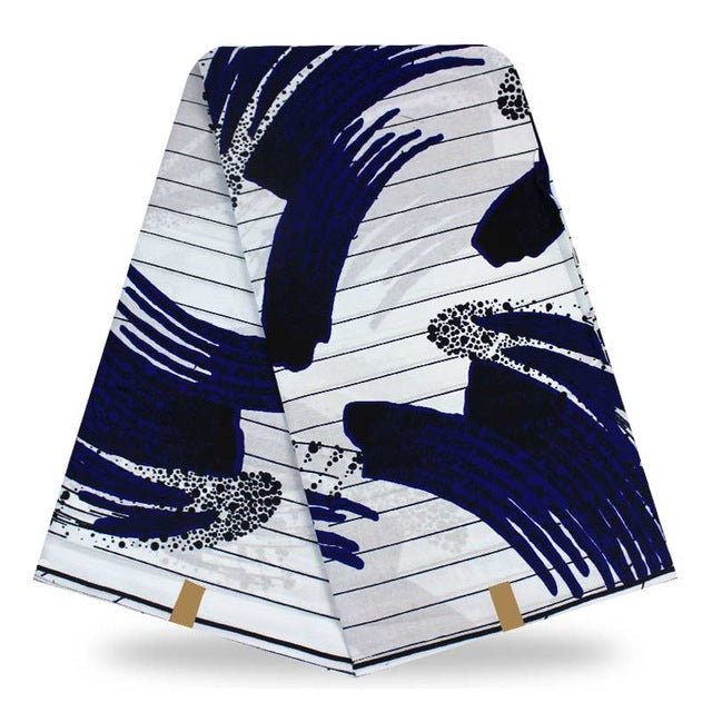 Super Wax Hollandais Ankara Fabric Print 6 Yards - B&R African Styles