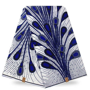 Super Wax Hollandais Ankara Fabric Print 6 Yards - B&R African Styles