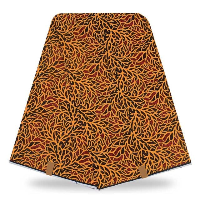 Super Wax Hollandais Ankara Fabric Print 6 Yards - B&R African Styles